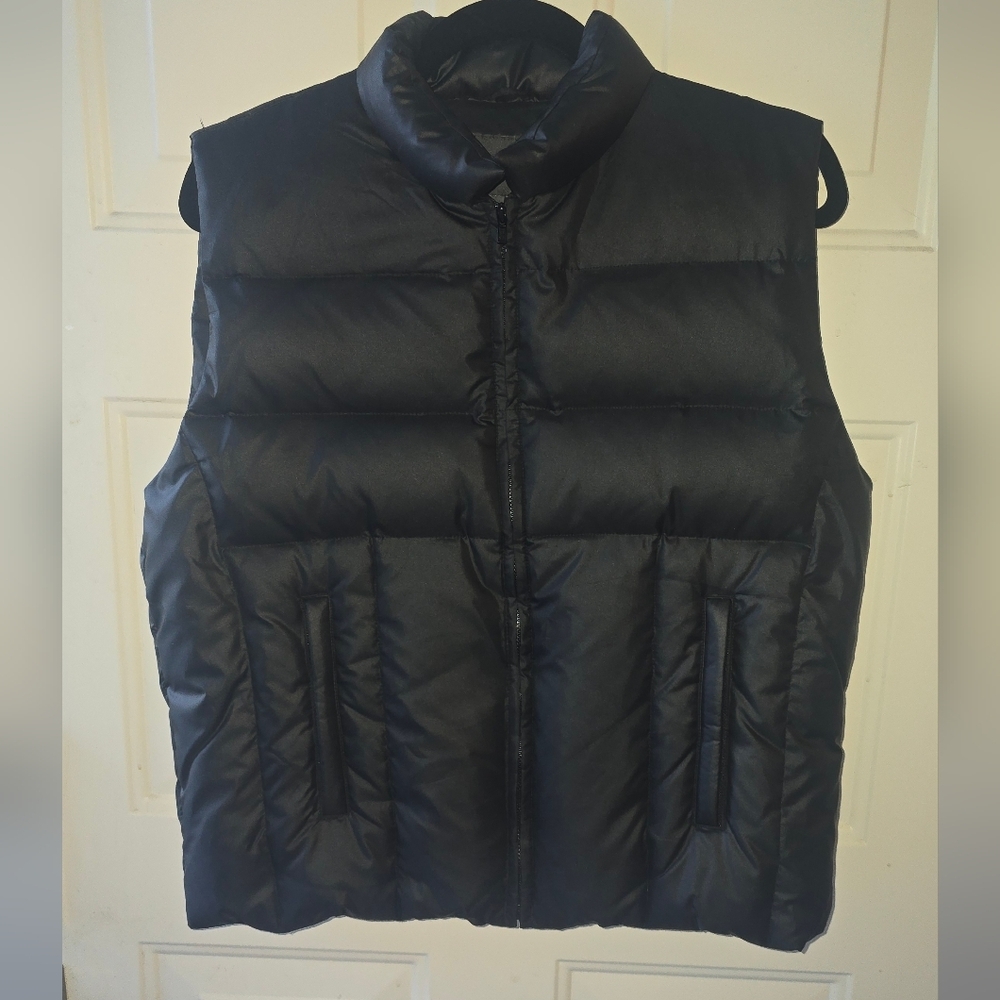 Banana Republic Down Black Puffer Vest Perfect For Fall
